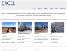 Tablet Screenshot of excelmidstream.com